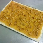 torta con pasas y nueces